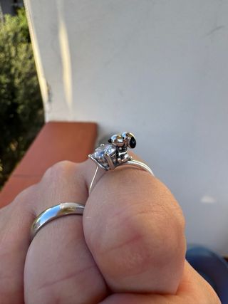Anello Snoopy Argento S925 Misura 8
