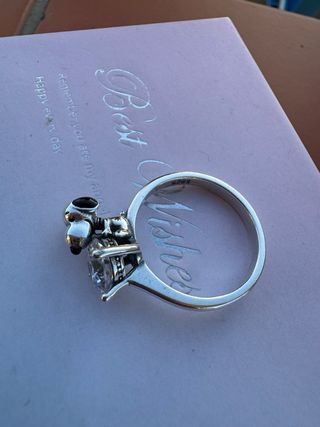 Anello Snoopy Argento S925 Misura 8