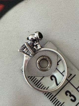 Anello Snoopy Argento S925 Misura 8