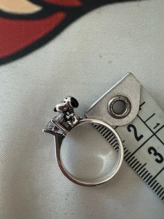Anello Snoopy Argento S925 Misura 8