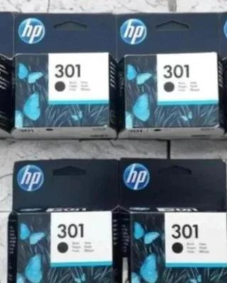 4 Cartuchos HP 301 Negros Originales