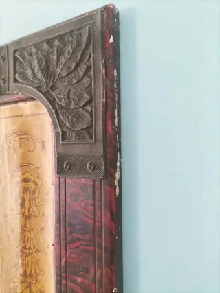 Quadro primi '900 con cornice smaltata