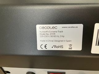 Cinta de Correr Cecotec Extreme Track