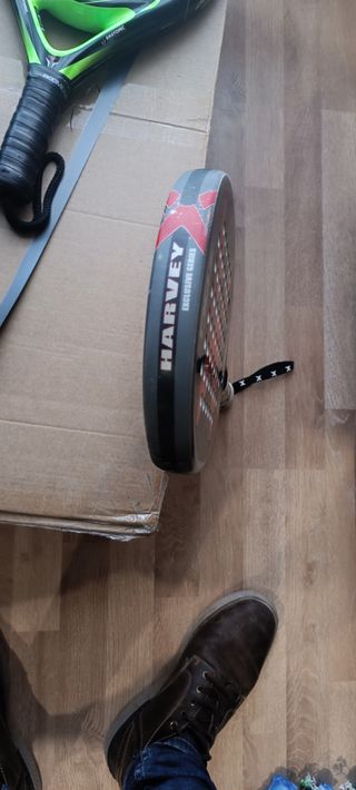 Palas de pádel y paletero