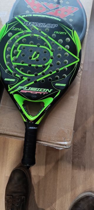 Palas de pádel y paletero