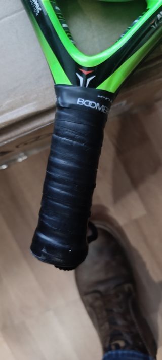 Palas de pádel y paletero