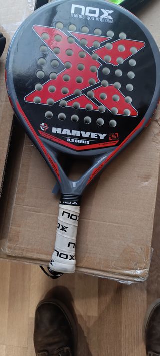 Palas de pádel y paletero