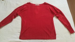 Jersey rojo cut-out ideal Navidad, S