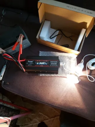 Inversor Foval 2000W 12V DC a 230V AC