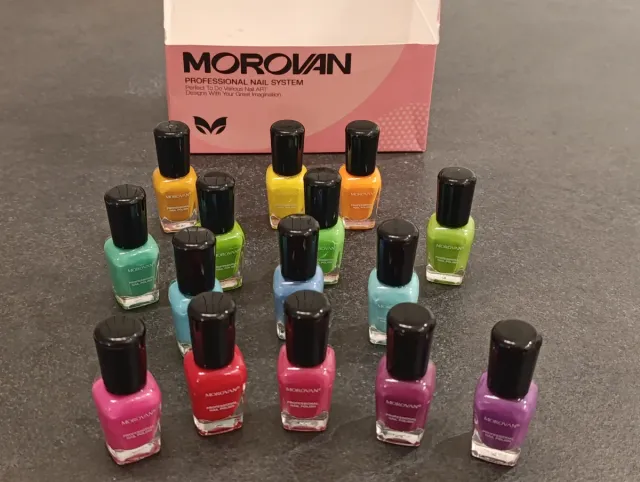 Mini smalti MOROVAN 15 pz vari colori