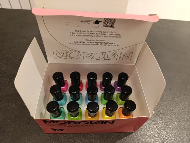 Mini smalti MOROVAN 15 pz vari colori