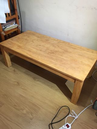Mesa de centro de madera