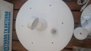 Antena TV Exterior HD 4K VHF UHF