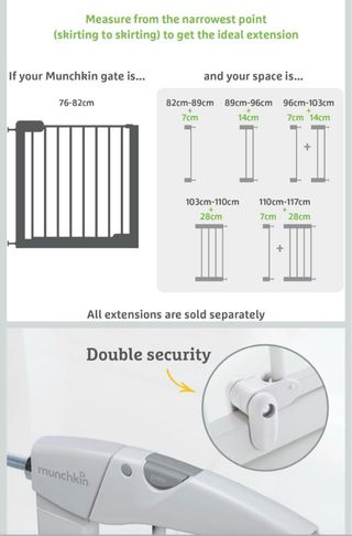 Barrera seguridad infantil 80cm-110cm