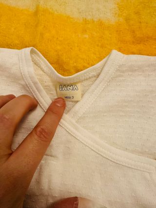 Maglietta neonata IANA bianca - 3 mesi