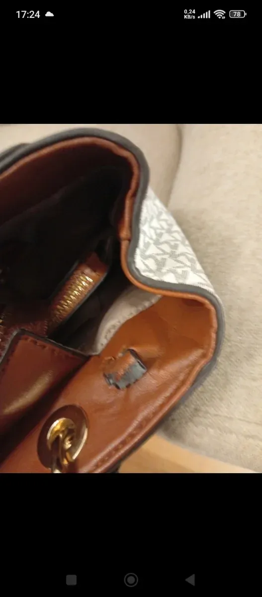 Bolso Michael Kors Mujer Blanco y Marrón