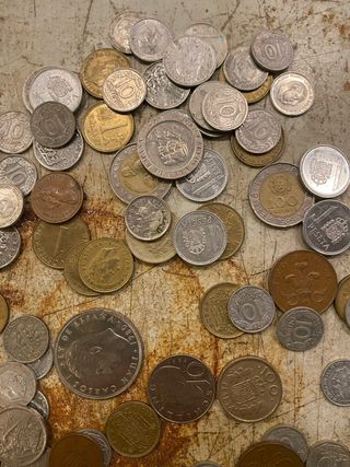 Lote Monedas Antiguas y Extranjeras Varias