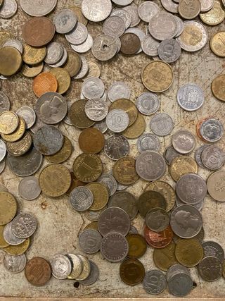 Lote Monedas Antiguas y Extranjeras Varias