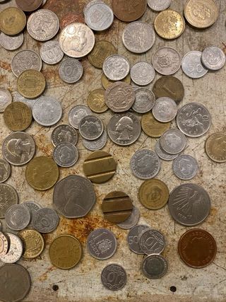 Lote Monedas Antiguas y Extranjeras Varias