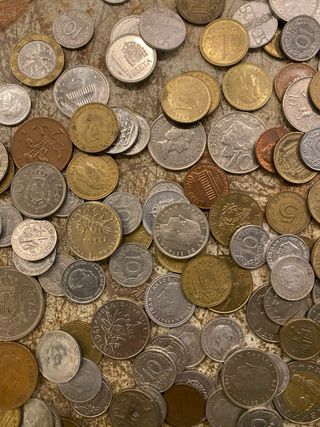 Lote Monedas Antiguas y Extranjeras Varias