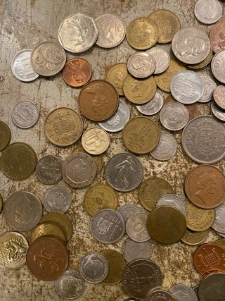 Lote Monedas Antiguas y Extranjeras Varias