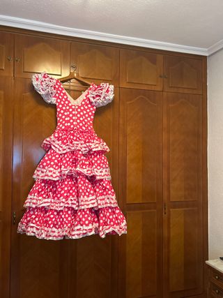 Vestido Sevillana Tradicional Años 70