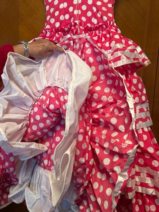 Vestido Sevillana Tradicional Años 70