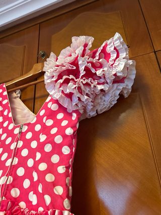 Vestido Sevillana Tradicional Años 70