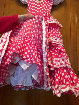 Vestido Sevillana Tradicional Años 70