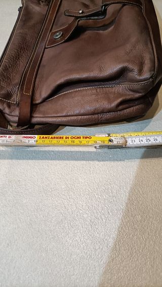 Borsa tracolla pelle Testi marrone