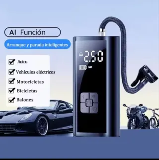 Inflador Portátil Compresor Aire Digital