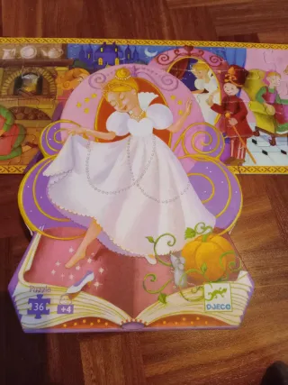 Puzzle Djeco Cenicienta 36 piezas