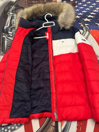 Plumas Tommy Jeans Tricolor con Capucha