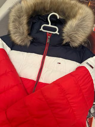 Plumas Tommy Jeans Tricolor con Capucha