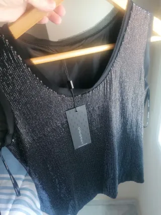 Top lentejuelas ARGGIDO neg