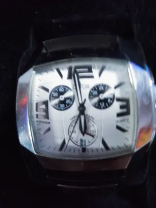 Reloj Lotus Hombre Plata y Blanco