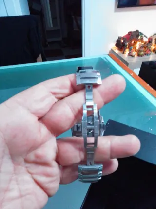 Reloj Lotus Hombre Plata y Blanco