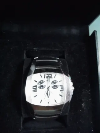 Reloj Lotus Hombre Plata y Blanco
