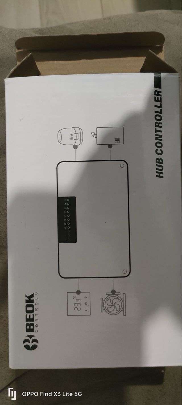 Controlador Beok + 5 Termostatos Smart Room