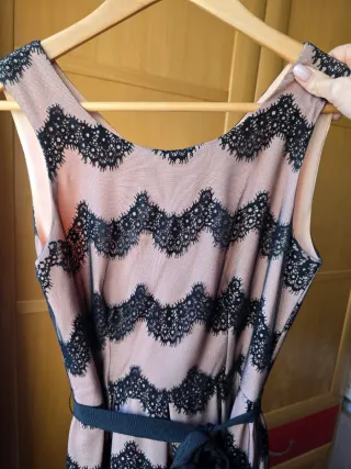 Vestido Darling Talla S Negro y Rosa