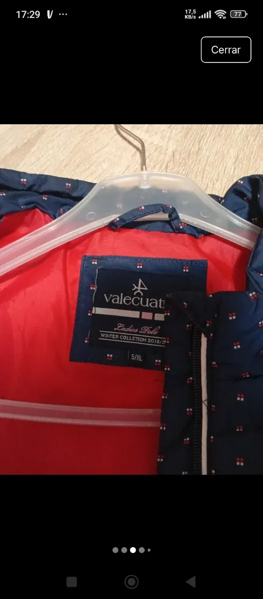 Chaleco Valecuatro Mujer Azul/Rojo