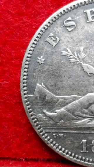 2 Pesetas Gobierno Provisional 1869