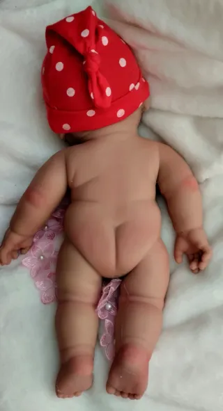 Bebé Reborn Silicona Completa 30cm