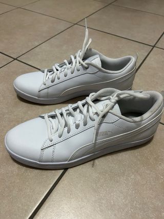 Scarpe Puma bianche SoftFoam+ usate pochissimo