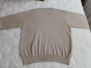 Jersey Burberry London V-Neck Beige Talla S