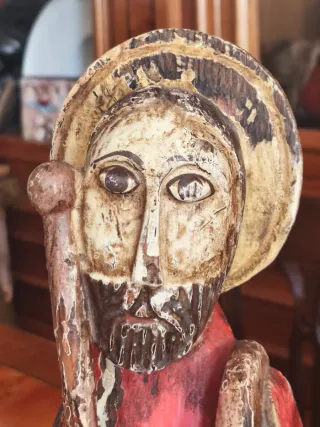 Figura religiosa antigua (1800-1900) Moisés.