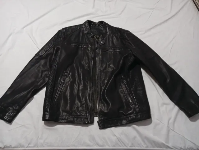 Cazadora Polipiel Negra