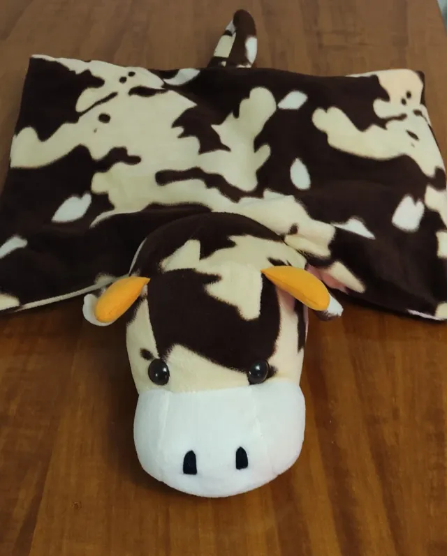 Cojín... peluche de vaca