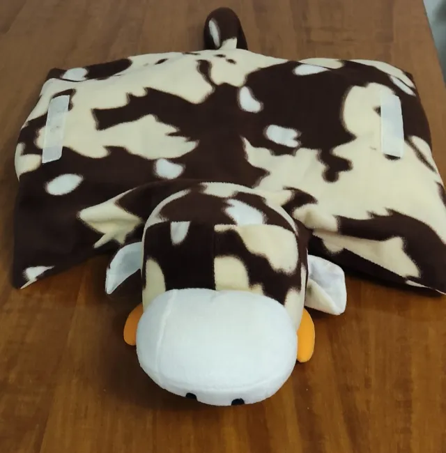 Cojín... peluche de vaca
