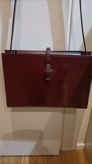 Borsa classica bordeaux in ecopelle